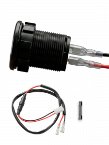 Врезной вольтметр с экраном для лодок и авто12-24В TDS TS-CAU59 Зеленый